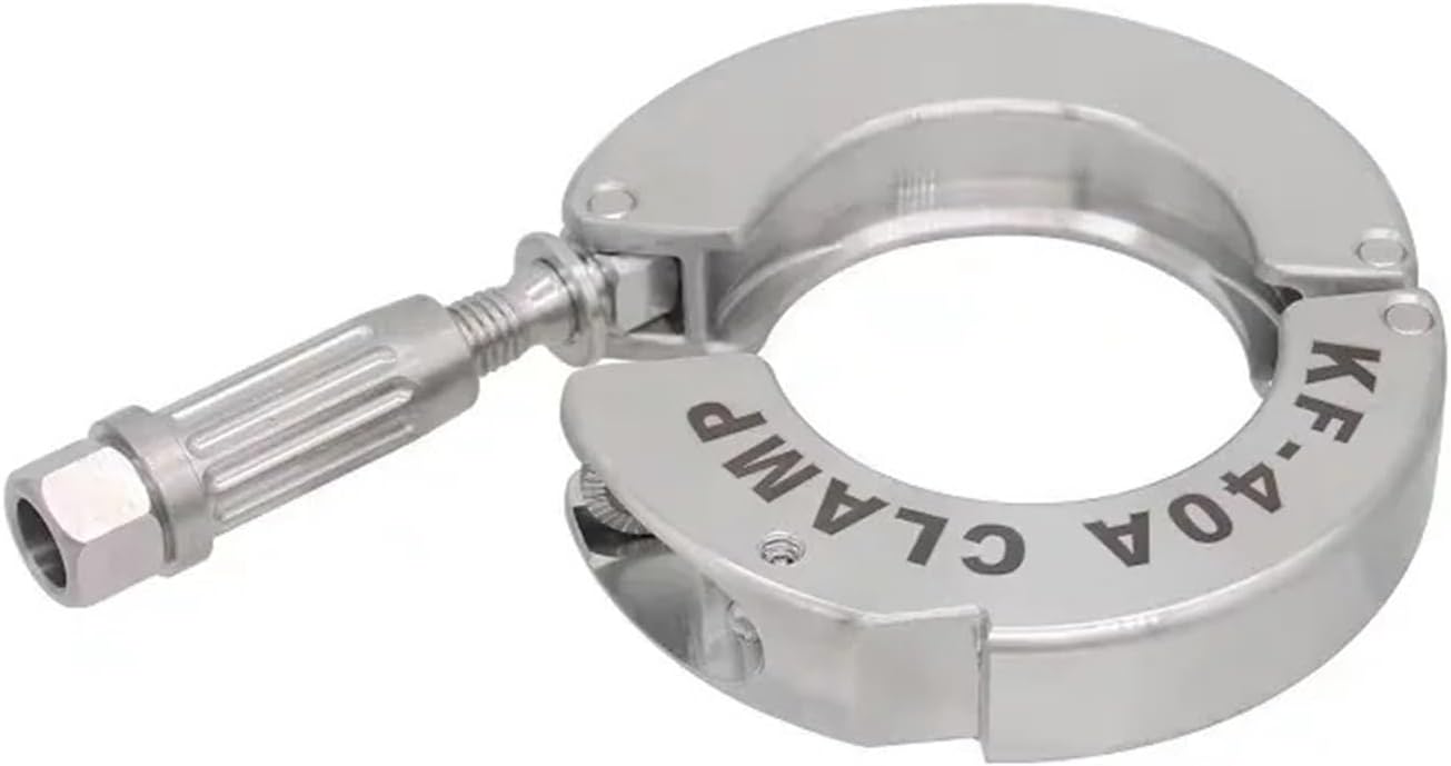1pcs KF16 KF25 KF40 KF50 Clamp NW Falnges Clamps NW16 NW25 NW40 NW50 Heavy ClampStainless Steel SS304 flanges flanges(KF25)