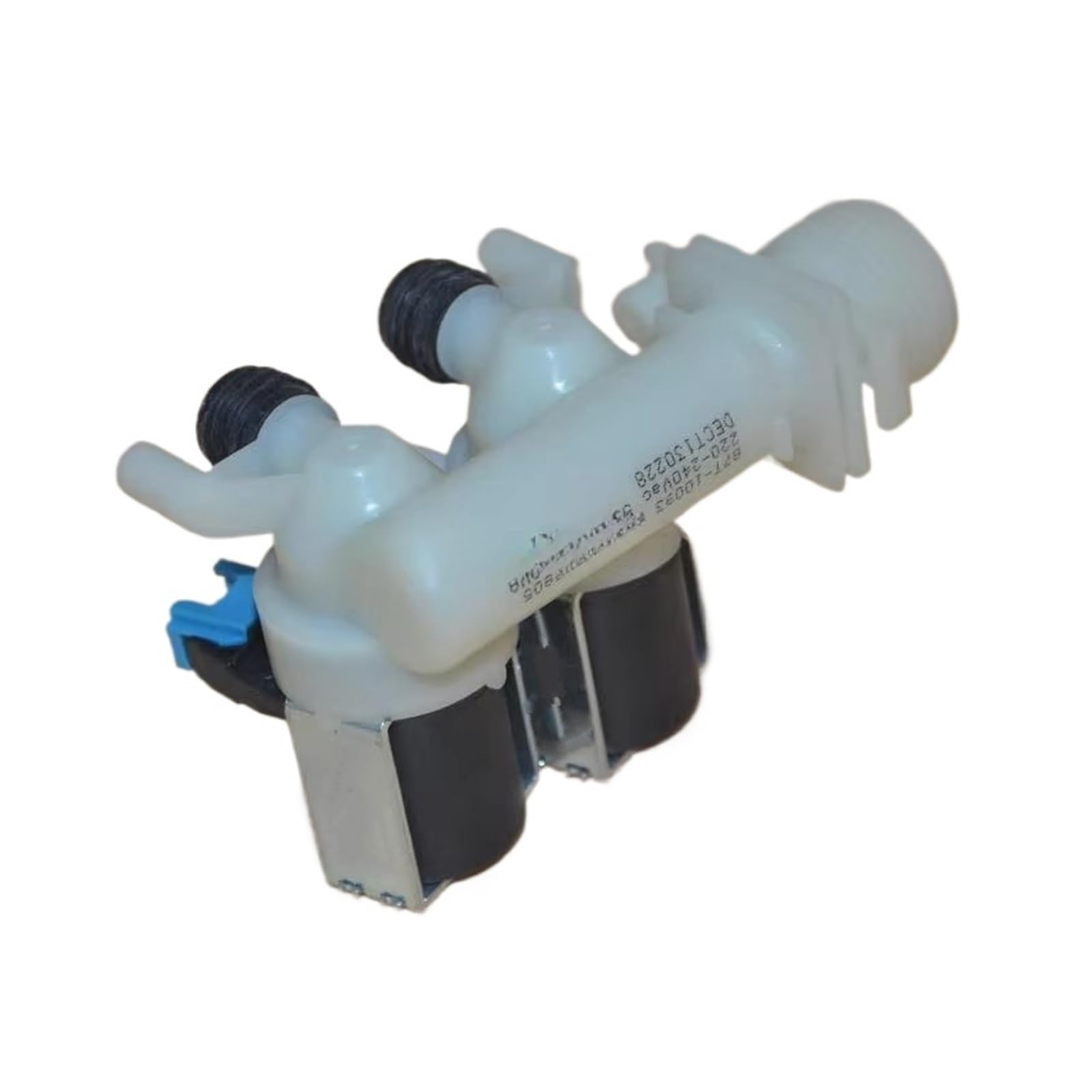 Nhsijpo One Color Washing Machine Valve For Haier For Sanyo For Elex Solenoid Valve Washing Machine Double Head Water Inlet Valve W16001667805 87T-100093 Electric Water Inlet Solenoid Valve