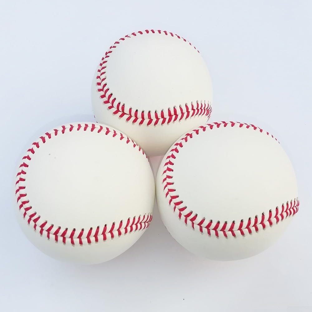 Palline da baseball professionali da allenamento a 9 pollici senza marchio per il lancio e il lancio