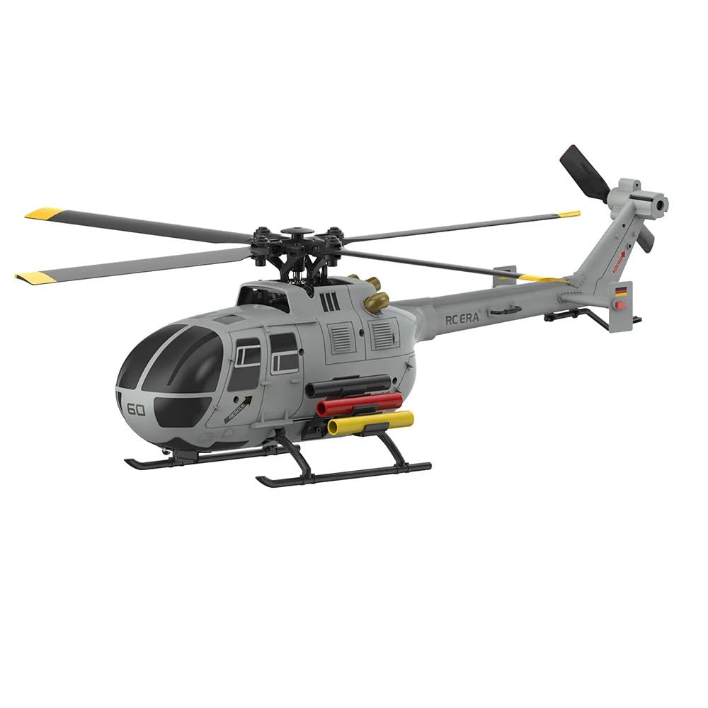 Torcster BO-105 Pro RC Hubschrauber RTF Brushless 6G 235mm – Flybarless, 3D-Inverted-Flight, optische Positionierung, Höhenhaltung, LED, für Einsteiger & Fortgeschrittene