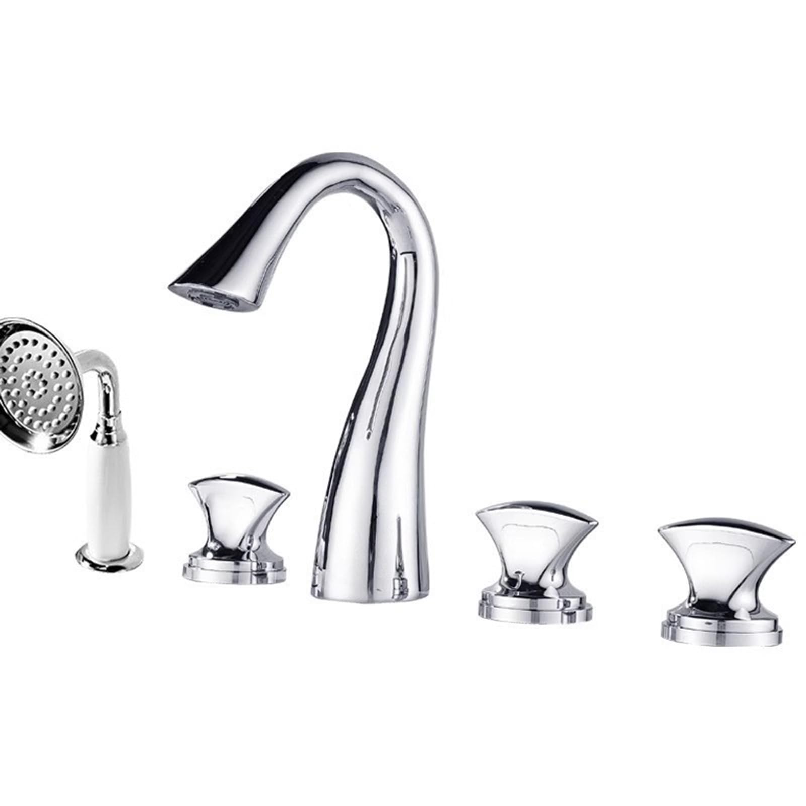 Robinet de baignoire avec ensemble de douche pour un rituel spa à la maison