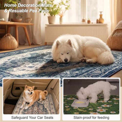 Image of Washable Pee Pads for Dogs 24 inchx36 inch 2 Pack Reusable Puppy Potty Pad