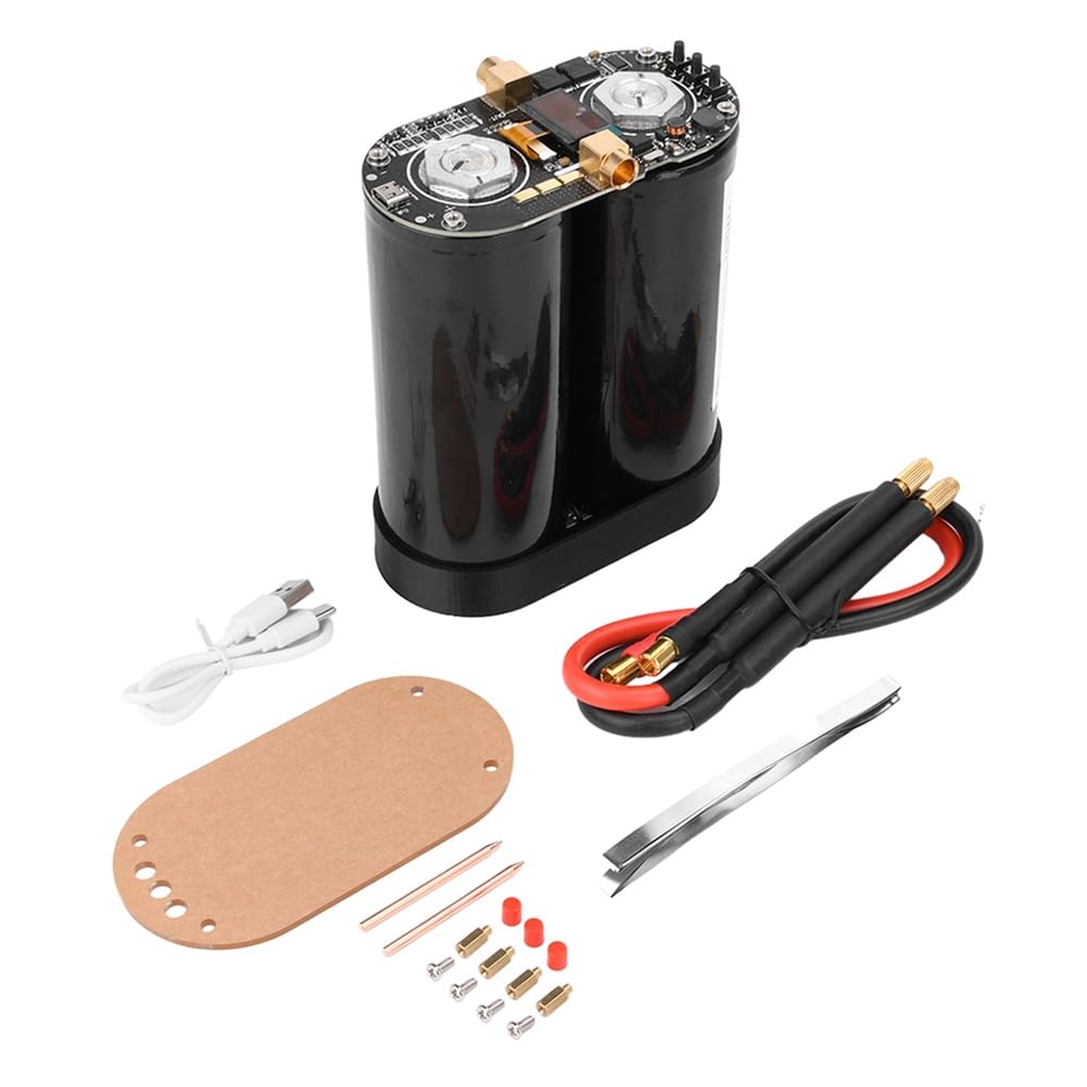 Udsknv[Ksl As Shown Spot Welder Fara Capacitor Portable Handheld Small Double Pulse Adjustable High Power 18650 Lithium Battery