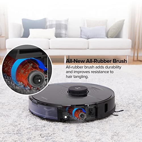 Roborock S7 Robotstofzuiger Krachtige 2500 Pa Robot Stofzuiger Verbonden via WiFi/Alexa/APP Aangepaste Reiniging met Ultrasone Detectie, Ideaal voor Huisdierenhaar (Zwart) - Image 5