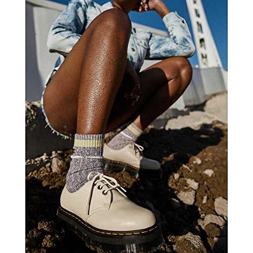 Image of Dr. Martens Womens 1461 Quad Smooth Leather Platform Shoes