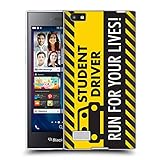Head Hülle Designs Auto Humor Studentenfahrer Zeichen Soft Gel Handyhülle Hülle kompatibel mit BlackBerry Leap