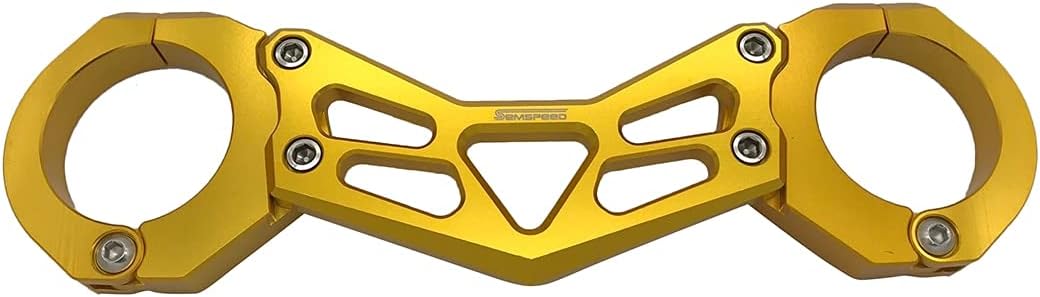 Accessories for Kawasaki Z900 Z 900 2017 2018 Motorcycle CNC Aluminum Alloy Shock Absorber Damper Balance Brace Front Fork Brace Bracket - (Color: Gold)