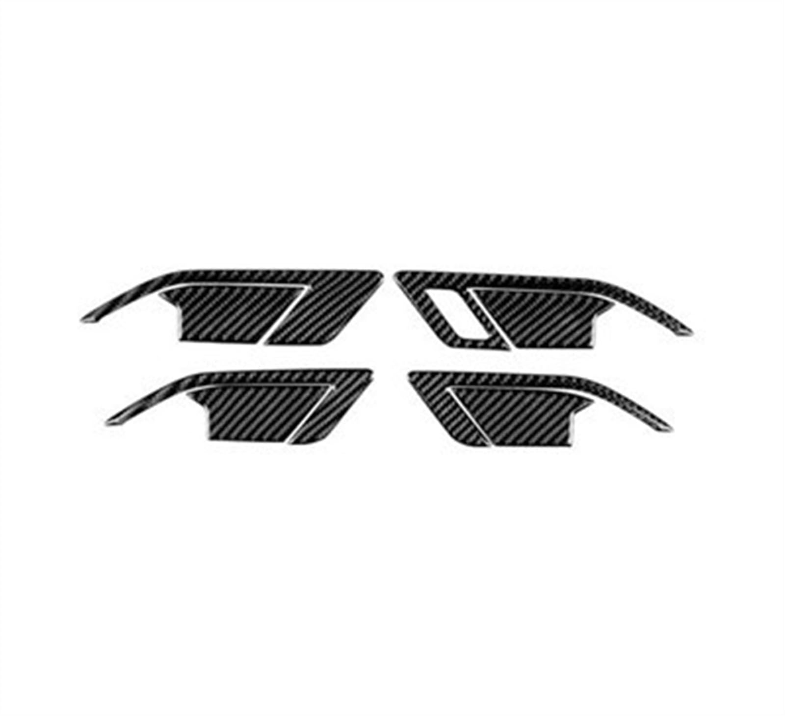 Piwine Black B Rhd Car Interior Modification Accessories Door Handle Bowl Decor Trim Cover Sticker For Golf 8 2020-2023