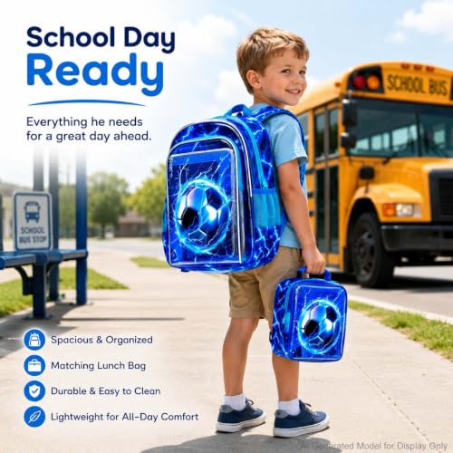 Image of KLFVB 3PCS Clear Backpack for Girls and Boys, Kids See Through Backpacks Stadium Approved, Transparent Bookbag for Elementary