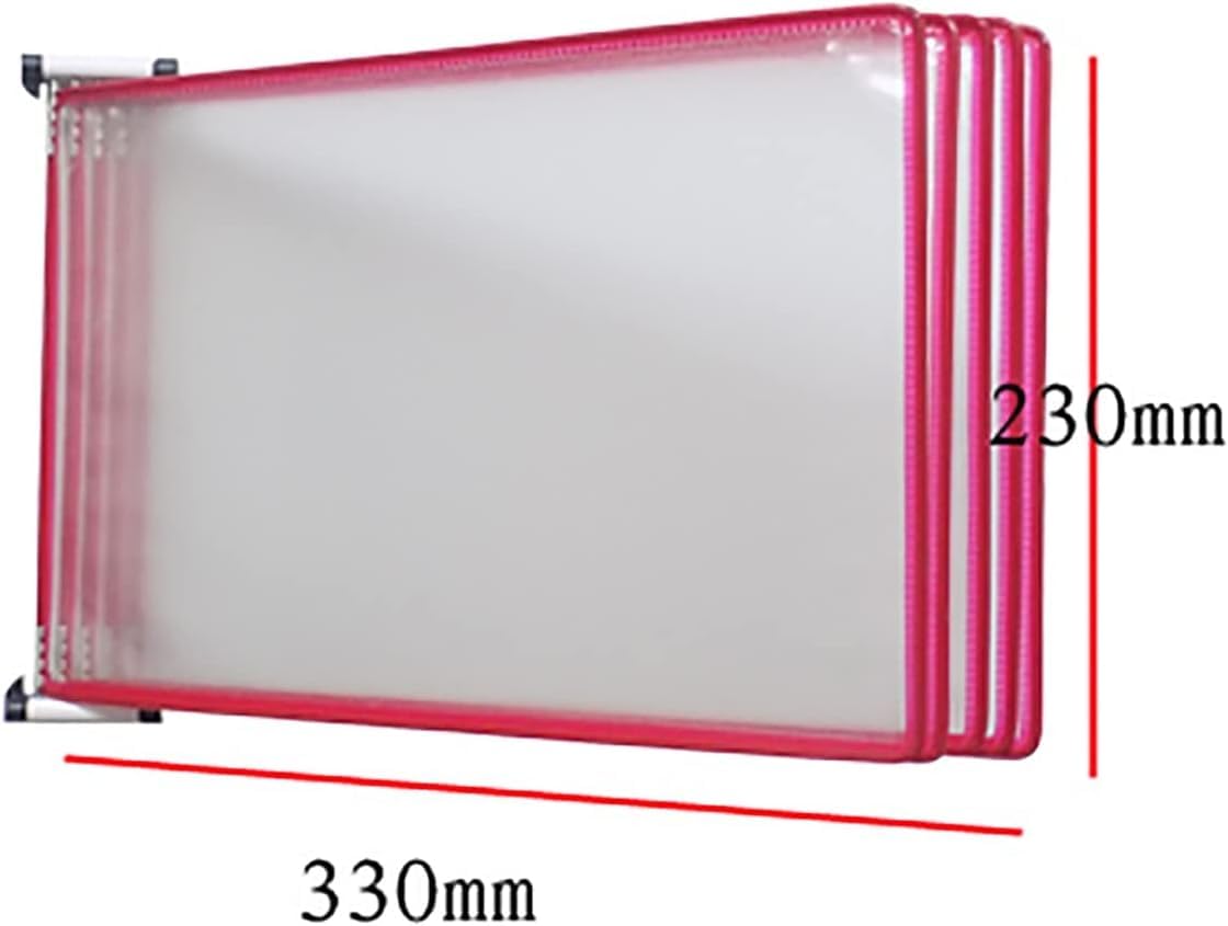Sistema de Referencia de Pared, Soporte para rotafolios, Soporte magnético para Documentos tamaño Carta A4, archivador de Pared, 33 x 23 x 34 cm