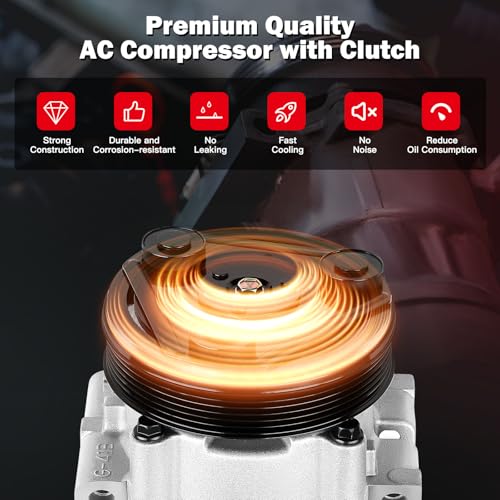 Image of cciyu Air Conditioning Compressor for Ford Taurus for F-250 for F-350