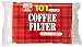 Carita coffee filter NK101 filter paper 1 to 100 pieces white for 2 people # 11105