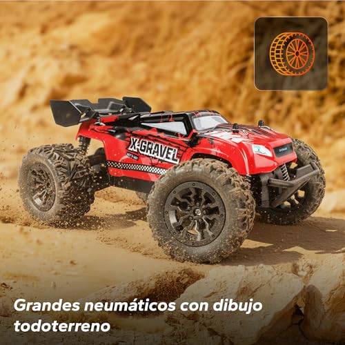 Overmax Coche teledirigido X-Gravel 2,4 GHz, 1:20, hasta 20 km/h, Todoterreno, tracción Trasera, Interior/Exterior, 2 carrocerías, 8+ - imagen 8