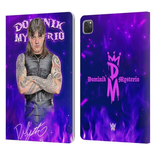 Head Case Designs Officially Licensed WWE Portrait Dominik Mysterio Leather Book Wallet Case Cover Compatible with Apple iPad Pro 11 2020/2021 / 2022