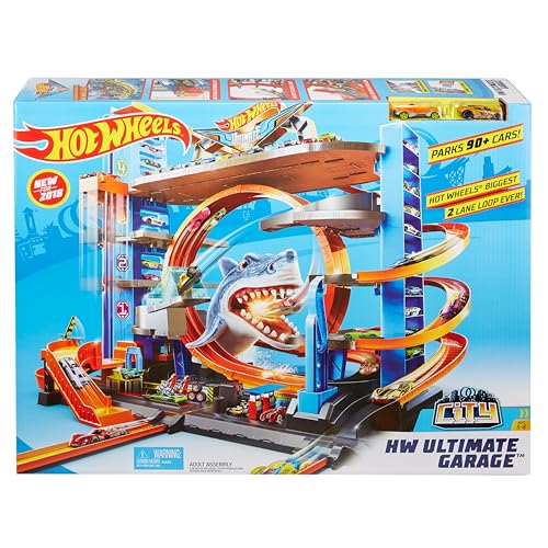 Hot Wheels City Garage delle Acrobazie, Playset con...