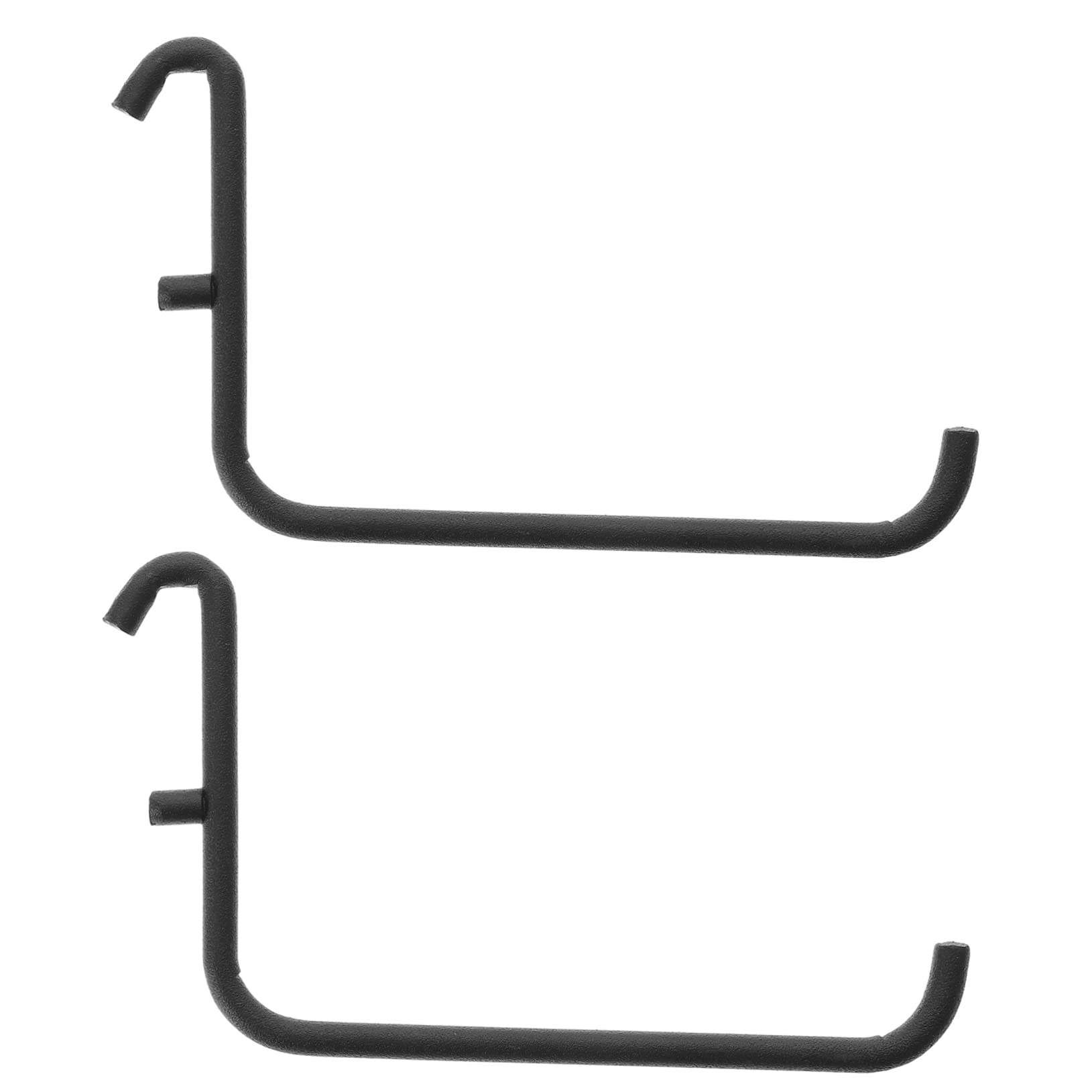 ULTECHNOVO Sturdy Metal Paint Bracket 2 Pack Pegboard Hooks for Garage Pegboard Hanging Tools Organizer