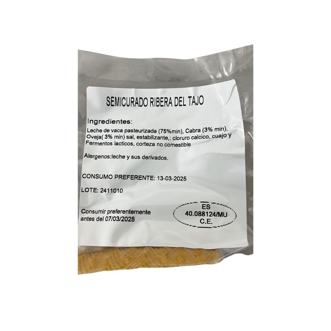 Queso Semicurado Pasteurizado Ribera del Tajo de Lonchemur