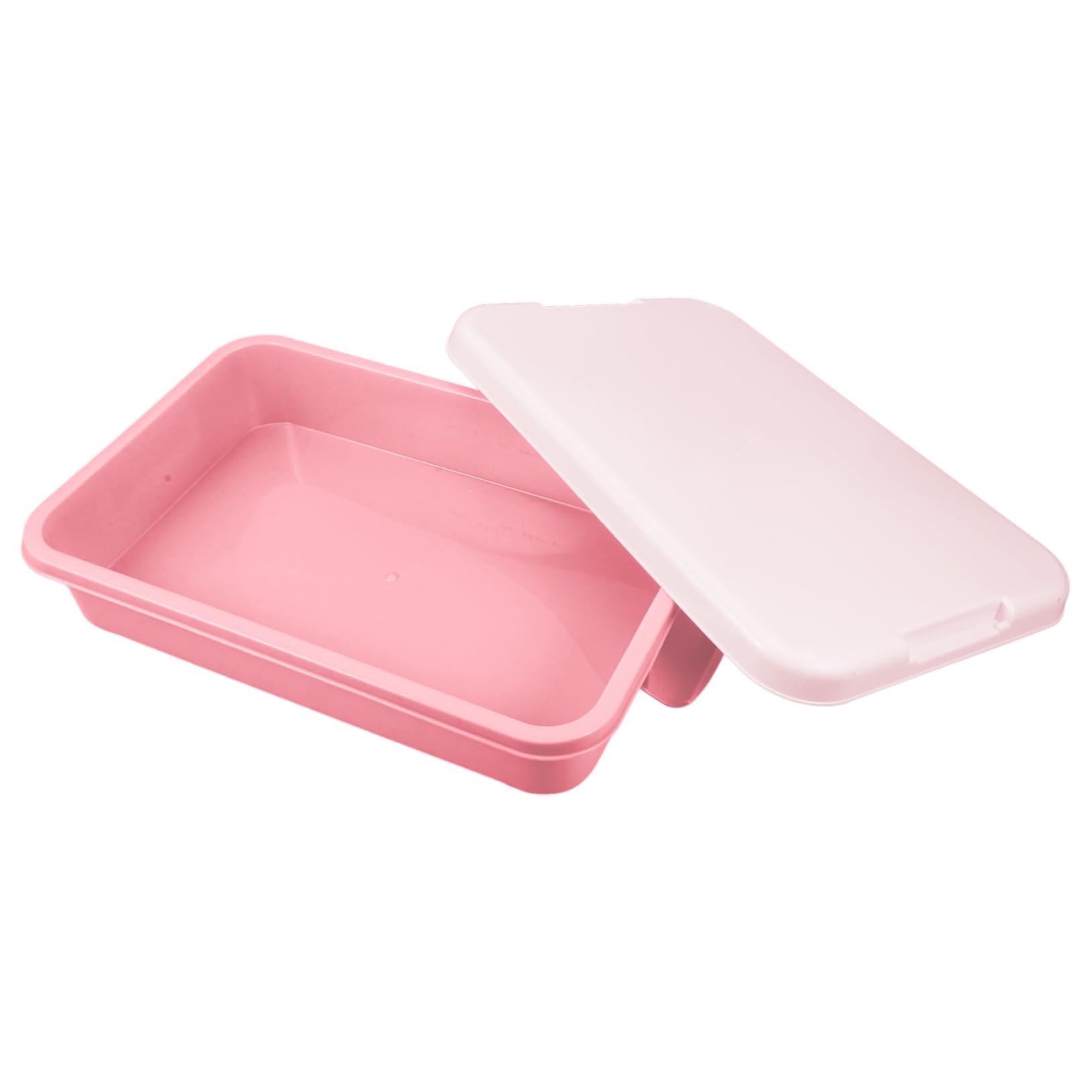 KONTONTY Portable Sand Tray with Lid Small Indoor Outdoor Sandbox for Storage Plastic Design for Beach Backyard Play Convenient Carrying