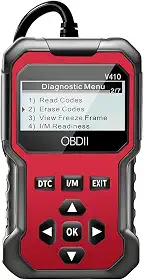 Scanner Automotivo V410 Obd2 Diagnóstico Leitor Código Falha (Vermelho)