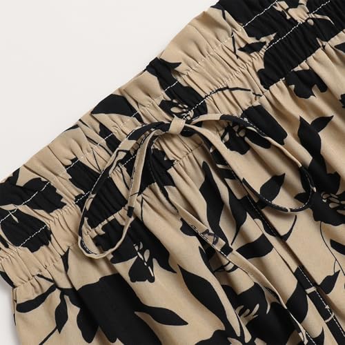 Floral Maxi Skirts for Women Summer Comfy High Waist Tie Paisley Print Maxi Skirt A-Line Long Skirts with Pockets2