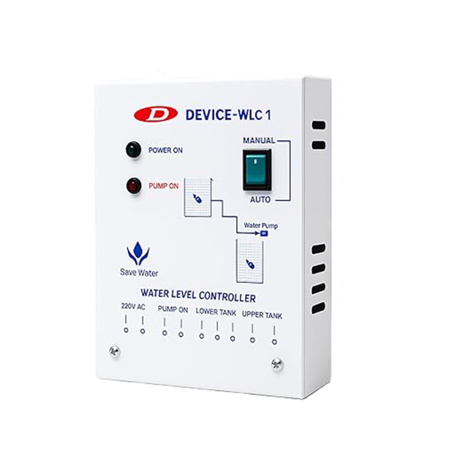 Circuit Cure Water Level Controller, 230V AC, Manual/Auto Mode, White, 15x21 cm, Dual Operation with LED Indicators-picture-17