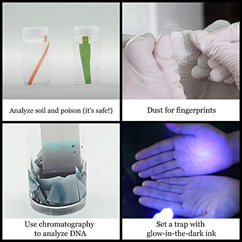 Wild Environmental Science Forensic Science Lab - Crime Scene Science Kit - Ages 8+ - Examine Crime Scenes And Learn Real Forensic Biology #TOP2