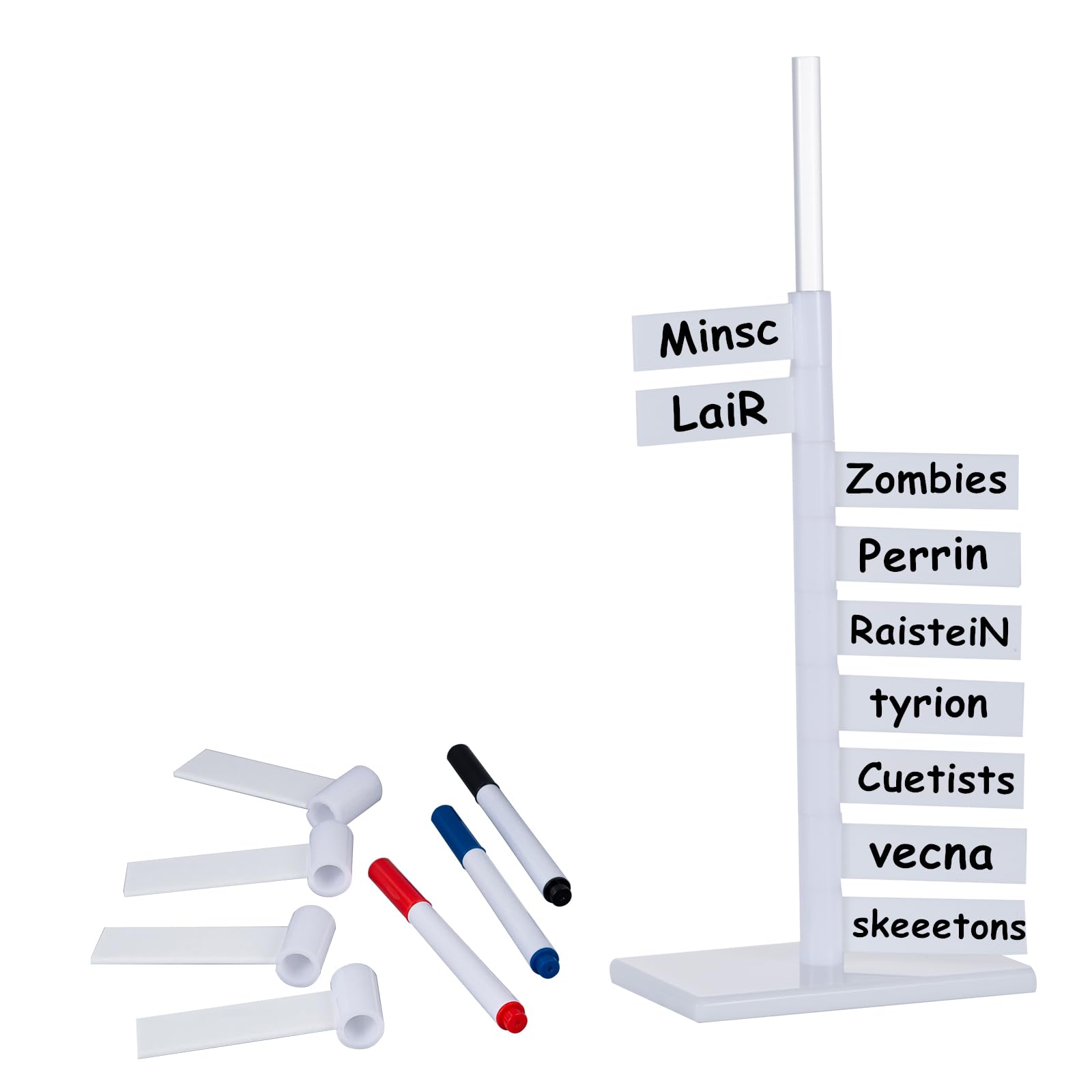 Kalami Initiative Tracker for DND, 12 Rotating Acrylic Flags Turn Tracker for D&D 5e, Pathfinder and Other Tabletop RPG, Perfect DM Gift