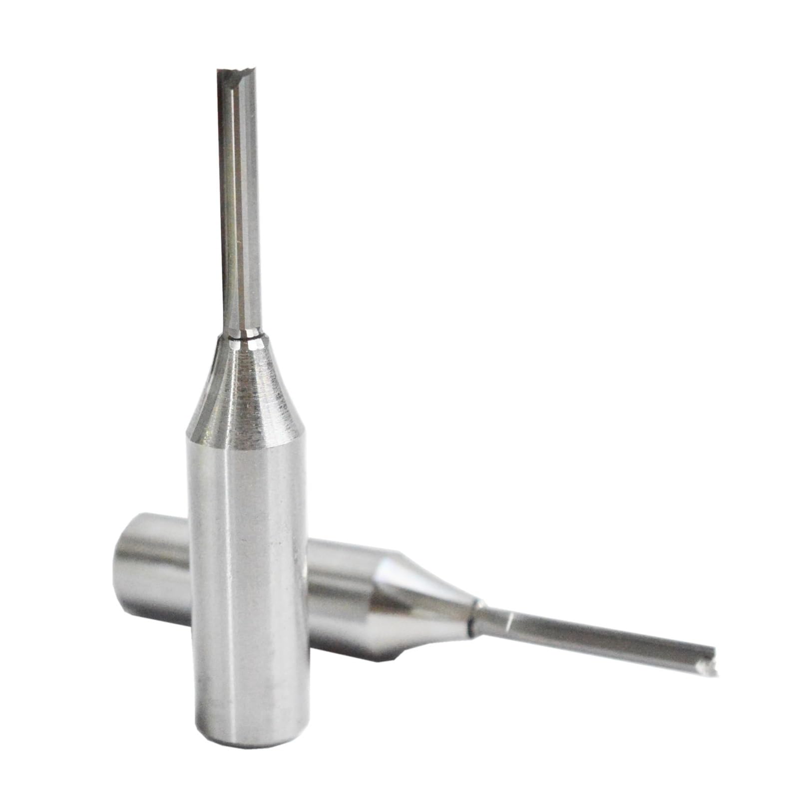 5 uds 12,7mm vástago TCT 2 flauta brocas for ranuradora rectas tallado de madera grabado fresa carburo CNC extremo molino(5Pcs 12.7x6x35)