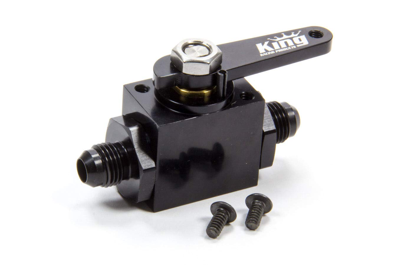 KING Racing Products 6 AN Inline Fuel Shut Off Valve P/N 4500