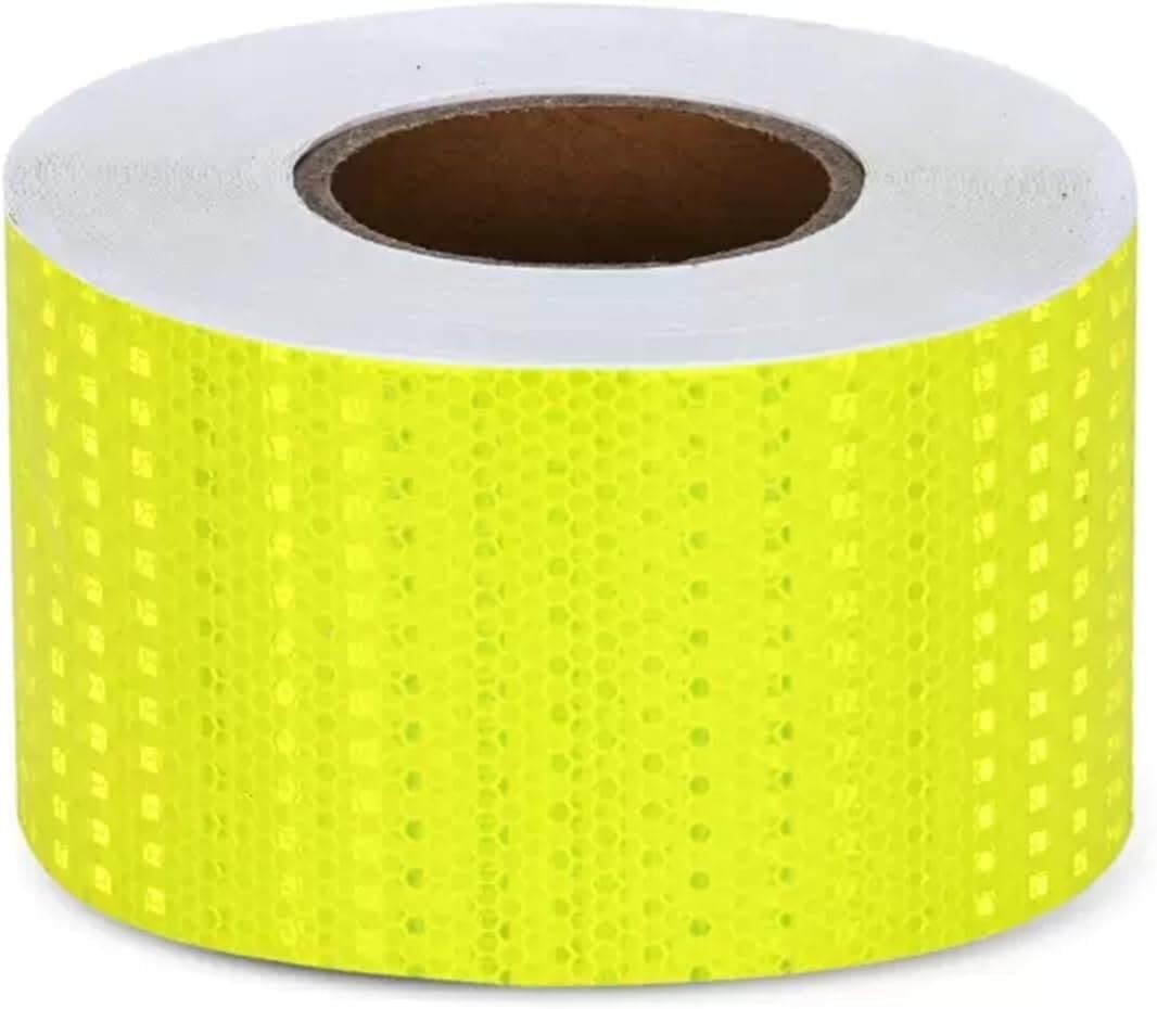 Taśma ostrzegawcza odblaskowa, Taśma ostrzegawcza odblaskowa wielokolorowa 10 cm x 45 m(Bright Yellow)