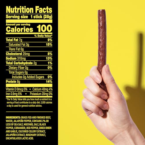 Lorissa's Kitchen Heat Seeker Jalapeno Beef Sticks - (Pack of 24) 1 oz - image 2