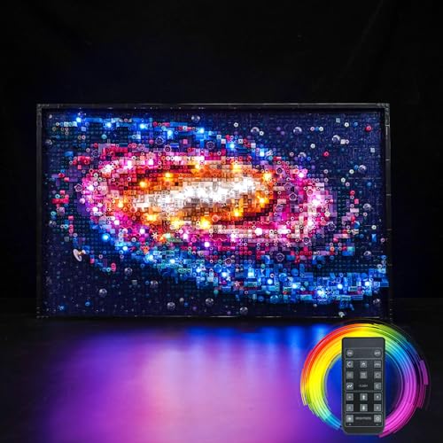 BRICKSHINING LED Lighting Compatible with Lego The Milky Way Galaxy 31212, Light Kit Compatible with Lego 31212, Giving Light to Model, NOT Included The Model Set(RC Model)