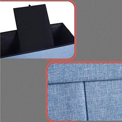 Pouf cube coffre de rangement assise et repose-pieds