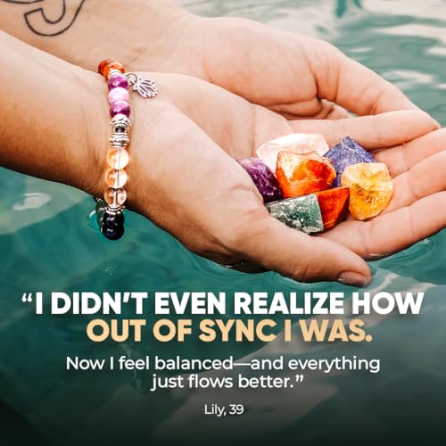 Conscious Items Spiritual Bracelets for Women & Men, Healing Crystal Bracelet with Natural Stones for Meditation, Chakra Alignment & Inner Transformation4
