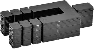CRL 1/16" x 3-1/2" Shimstack Shims Case of 1000 - Precision Snap-Apart Plastic Shims for Windows, Doors & Construction Leveling