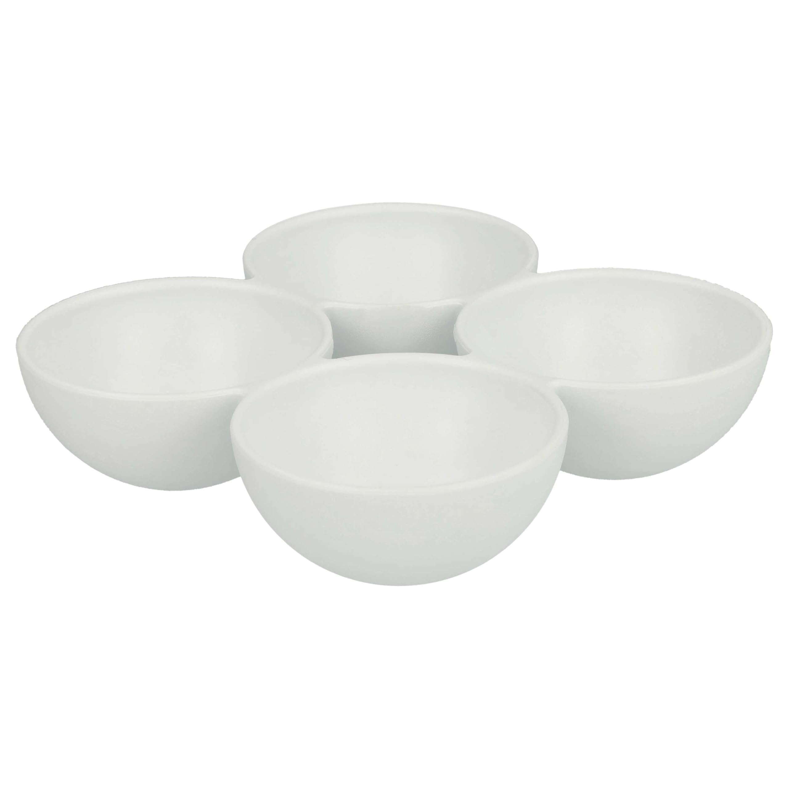 vhbw Eiereinsatz Ersatz für 635924, 00643092, 00652480, 00653060 für Kühlschrank - Eierhalter für 4 Eier, Weiß