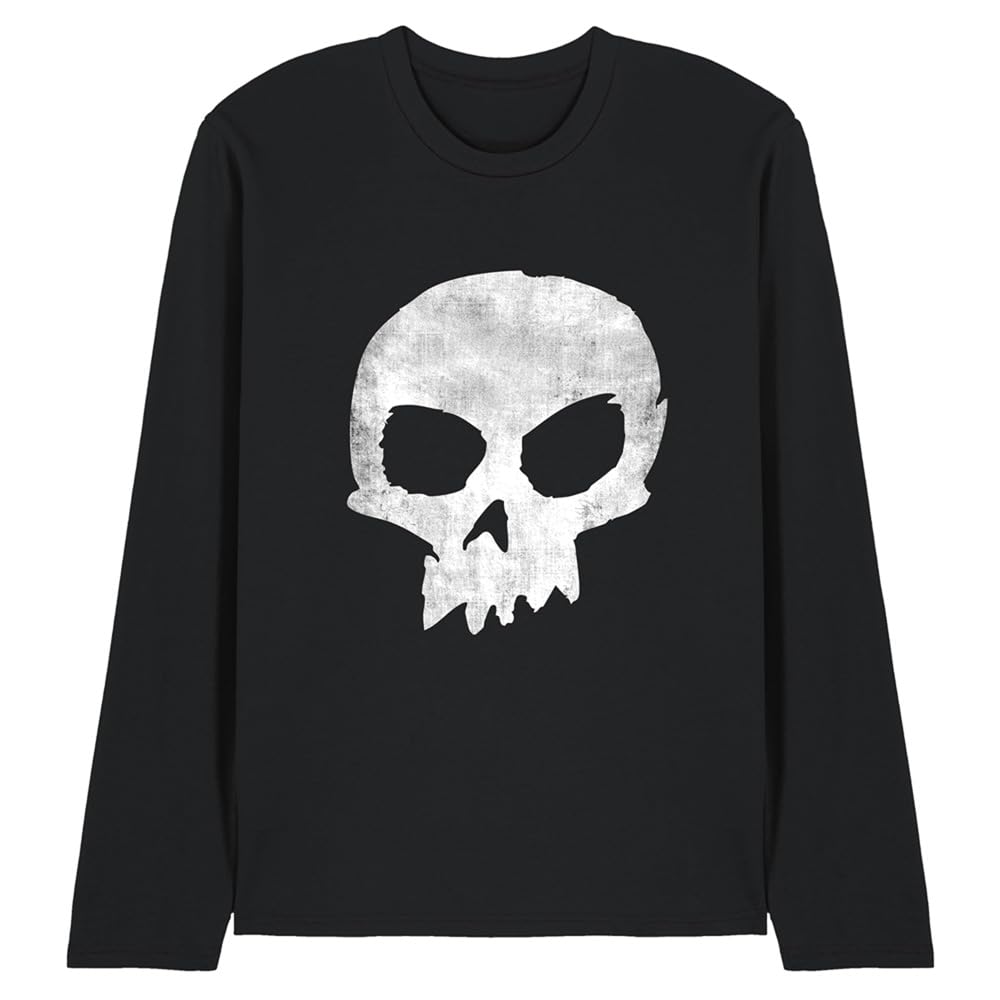 Disney Unisex Toy Story Sid Skull Long Sleeve T-Shirt, Black | Size: 2XL