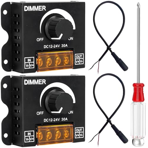 Variateur LED PWM 12V 24V avec fréquence réglable pour éliminer le scintillement
