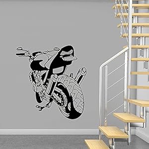 Motorfiets Motorfiets Muurtattoo Garage Jongen Kamer Motocross Motorsport Sportwagen Voertuig Muursticker Slaapkamer…