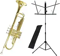 Kit Trompete TP-200 Laqueado New York + Estante de Partitura S1