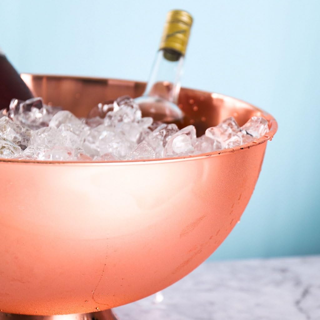 Secchiello per Ghiaccio Bacino di champagne in metallo Secchiello for il ghiaccio Bar Grani di ghiaccio Bar Ktv refrigerato Birra Vino rosso Vino straniero Secchiello for il ghiaccio Refrigeratore per