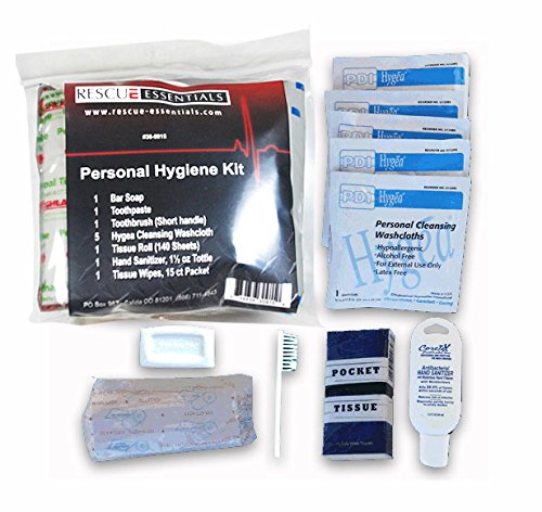 Rescue essentials personal hygiene kit, basic