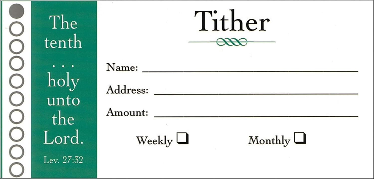 Broadman Church Supplies Offering Envelope, Tither, 100 Count