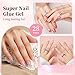Gel Nail Glue for Press On Nail Adhesive, Long Lasting Gel Glue for False Nails & Tips - 15ml, Requires UV/LED Light