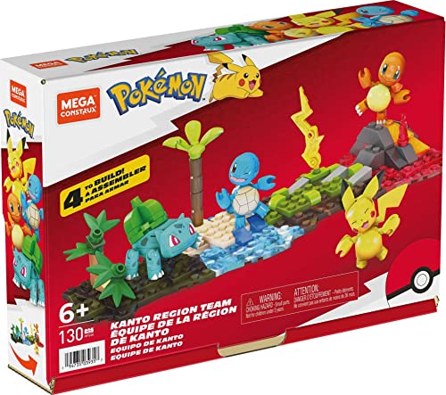 Mega HFG05 Pokémon Building Toys Set Kanto Region Team thumb #5