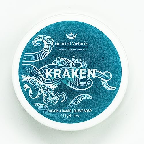 Henri et Victoria Traditional Shaving Soap For Men Kraken