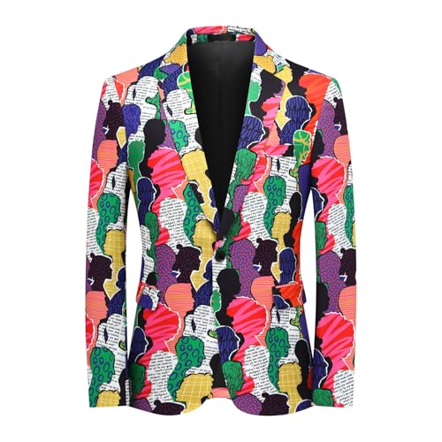 Veste de costume de mariage imprimée coupe droite pour homme chic