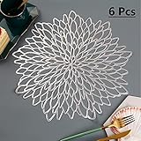4. Decoración para diferentes ocasiones: nuestros manteles individuales para mesa de comedor serán la mejor opción para decoración de mesa y celebraciones festivas. Adecuado para picnics al aire libre, decoración de cocina del hogar, decoración de mesa de sala de estar, decoración de mesa de banquete. También se puede utilizar como un posavasos de mesa de café, un mantel individual en un restaurante de hotel. Esto dejará una profunda impresión en tu cena, boda, Acción de Gracias, boda, aniversario, fiesta de cumpleaños, día de San Valentín, etc.