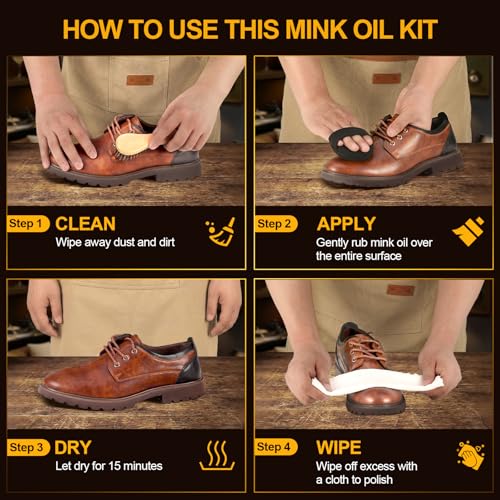 4-in-1 Mink Oil Kit 3.52oz