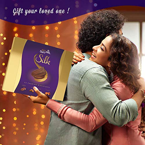 Image of Cadbury Dairy Milk Silk Miniatures Chocolate Gift Pack, 240 g (Pack of 2)